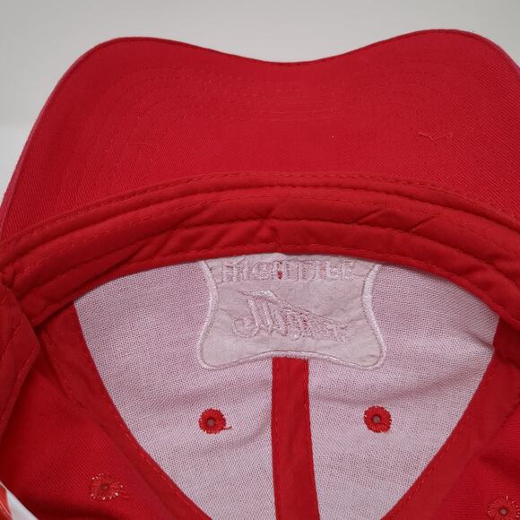 Miller High Life Strapback Baseball Cap Red One Size Adjustable Embroidered ACME - Picture 8 of 10